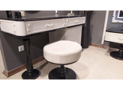 Obývací pokoj židle Luxus Stil Moderní design Nábytek Poohovka bílá látka