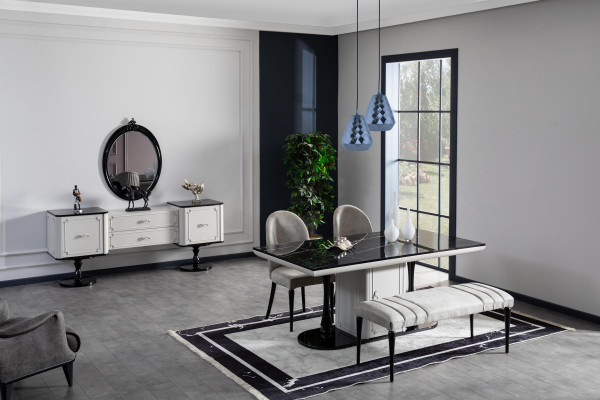 Luxusní jídelní stůl Design stoly Jídelní nábytek Jídelní stoly Stůl Obyvák 185x95