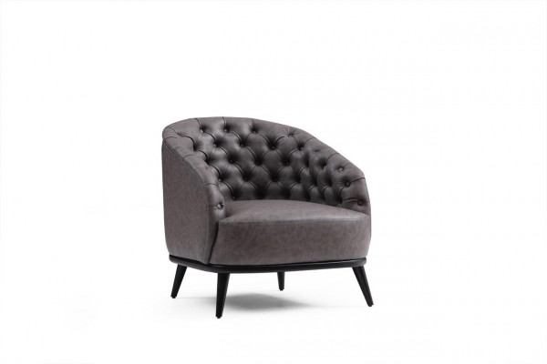 Luxus křeslo Chesterfield jednosedák nábytek salón klubová pohovka 1místný