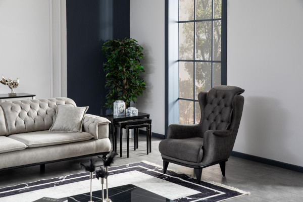 Obývací pokoj konferenční stolek Luxus design nábytek 70x40cm dřevo vybavení