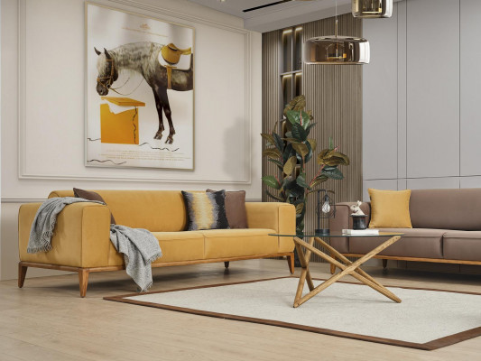 Sofaková sestava 431 - Návrh 2místných sof Sofy Nábytek Pohovky Textilie Luxus Nové