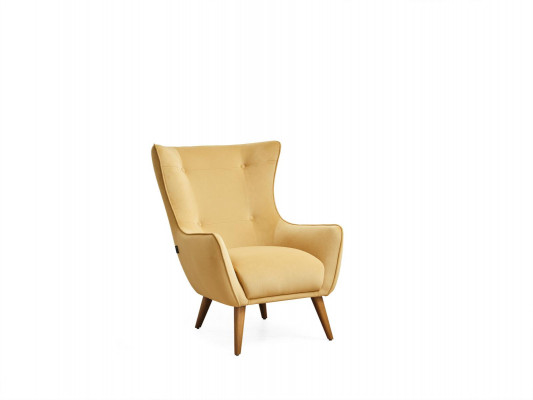 Obývací pokoj Křeslo Design Pohovka Luxusní Lounge Potah Klub Disko Žlutá