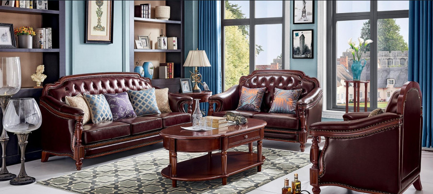 Sofa set 3+2+1 sedadlo Design sofa Polstrová sedací souprava Klasická