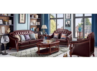 Sofa set 3+2+1 sedadlo Design sofa Polstrová sedací souprava Klasická