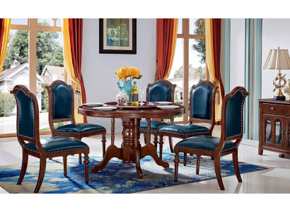 Kompletní set jídelní stůl 6 židlí jídelní set skupina nábytku 7 dílů