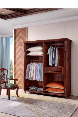 Šatník ložnice Dřevěný šatník Styl Skříně Nábytek Baroko