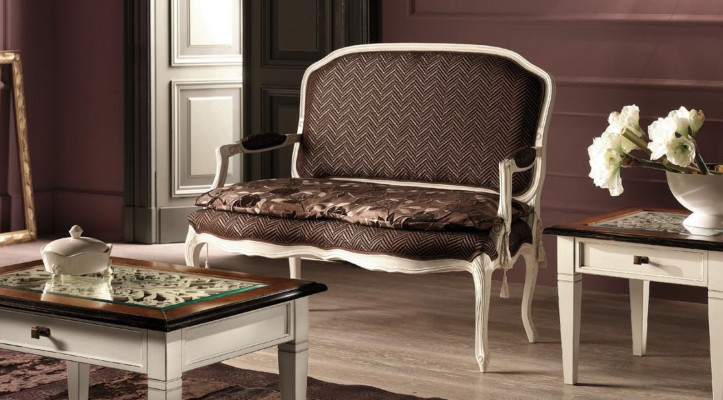 Sofa Pohovka Design Pohovka Čalounění Tkanina Moderní Dvousedadlová Sedadlo Lavice 2 Místné