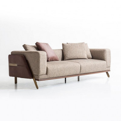 Luxusní pohovka 4místná pohovka Moderní čalouněné pohovky Textilní designérská sedačka Nová