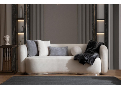 Obývací pokoj Pohovka 3-místná Designová pohovka Pohovky Potahy Tkanina Textil