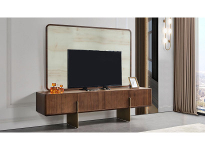 Luxusní obývací pokoj set sestává z TV lowboard a TV rámec 2ks. nový