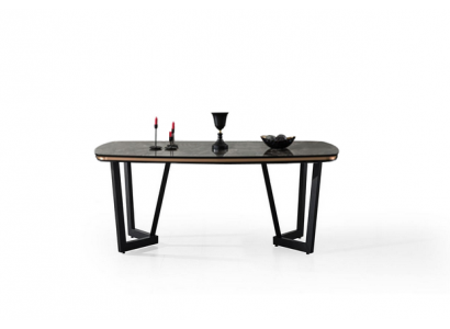 Jídelní stůl jídelna dřevo jídelní stoly stůl styl moderní černý design.