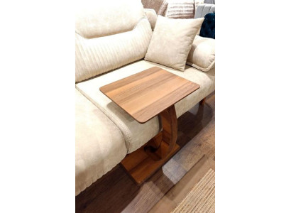 Rechteckiger Beistelltisch Luxus Wohnzimmer MDF-Spanplatte braun neu