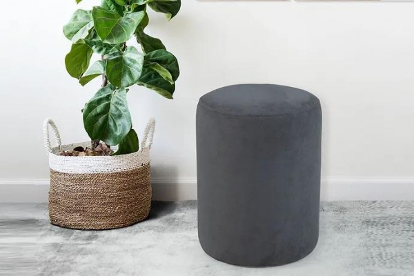 Sedací souprava šedá obývací místnost textilní polštáře prvotřídní exkluzivní nábytek