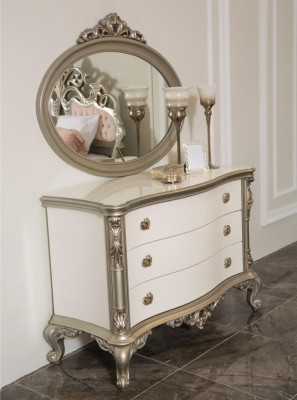 Luxus komoda nábytek sideboard komody příborník se zrcadlem 2 kusy nové