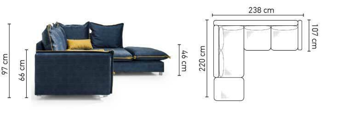Wunderschöne Design Ecksofa Couch Polster Hochwertige Sofa Eck Eccke