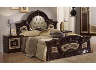 Chesterfield 3 kusy Set postel 2x noční stolek postele dvojité hotelové polstrované konzole