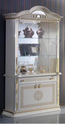 Komoda Vitrína Komody Vitríny Skříň s komodou Skleněný designový šatník Šatníky