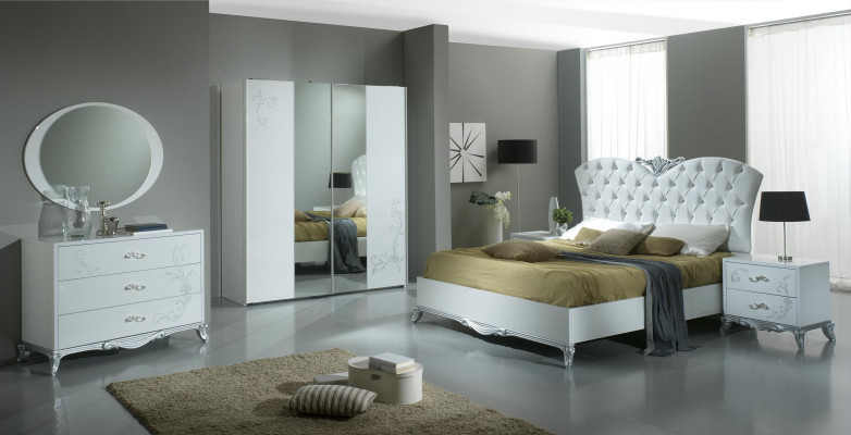 Konzolový stůl s komodou a zrcadlem Luxus třída nábytek set styl Moderní 2 kusy. Nový