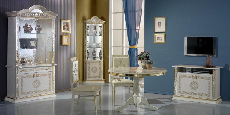 Komoda Regál Dřevo Vitrína Skříň Jídelní Komody Klasické Rohové Vitríny Nové