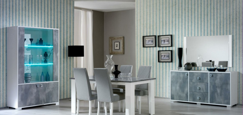 Moderní jídelní stůl Stůl Dřevo Stoly 160x90cm Jídelna Vyrobeno v Itálii Design Nový
