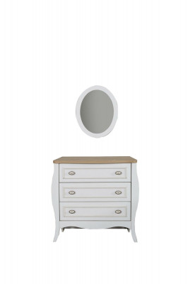 Komody designu ze dřeva, šatníková skříň, zrcadlo, luxusní styl.