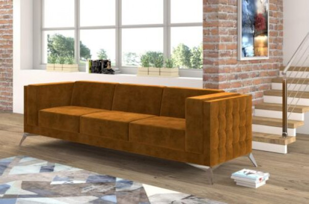 Velká pohovka, potahová pohovka, textilní chesterfield, látkové křesla xxl, třísedadlová pohovka 3 osoby.
