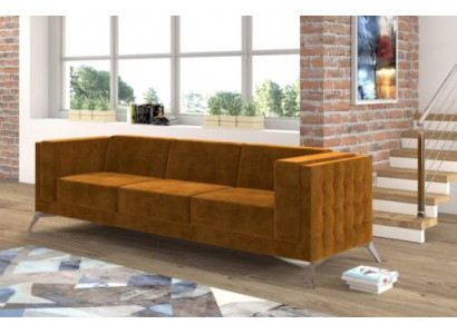 Velká pohovka, potahová pohovka, textilní chesterfield, látkové křesla xxl, třísedadlová pohovka 3 osoby.