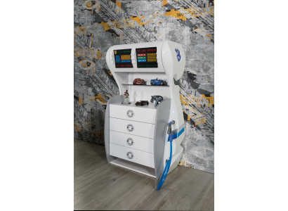 Designer Kommoden Schrank Regal Kinderzimmer Kommode Tankstelle Neu  Návrhářské komody, skříň, regál, dětská komoda, nová stanice