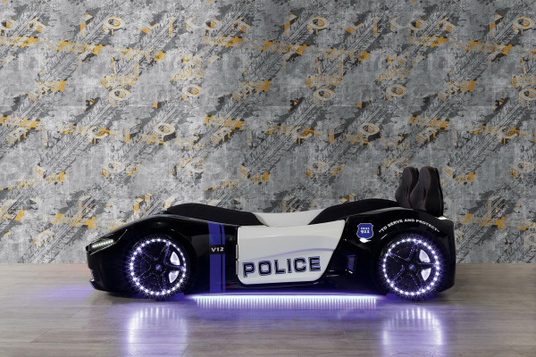 Rennwagen Auto Bett Matratze Kinderbett Autobett Kinderzimmer Möbel
