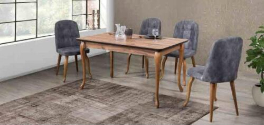 Jídelní místnost Jídelní stůl Set Jídelní set Sedací souprava Set Jídelní místnost Sety Eh 4 židle 5 ks