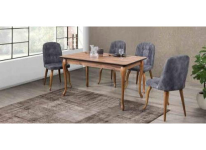 Jídelní místnost Jídelní stůl Set Jídelní set Sedací souprava Set Jídelní místnost Sety Eh 4 židle 5 ks