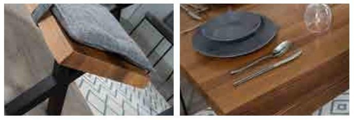 Jídelní stůl 4 židle lavice sedadlo lavice původní sada jídelní skupina jídelna