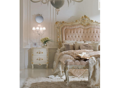 Noční stolky Noční stolek Konzoly Konzole Konsoly Luxus Beige Baroko