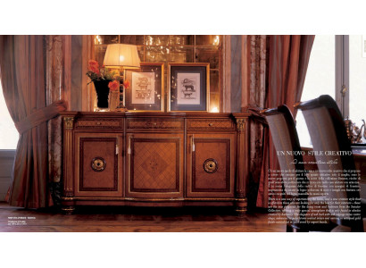 Sideboard Kommode Skříně Komody Dřevo Obývací pokoj Nábytek Skříň Luxus Hnědá