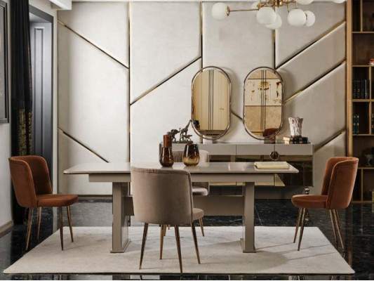 Jídelní stůl Stůl Jídelna Obývací pokoj Garnitur Design Italský styl