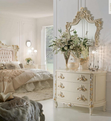 Komoda Skříně Luxusní komody Skříň Dřevo Barokní nábytek Ložnice