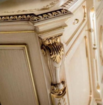 Komoda skříň skříně komody dřevo obývací pokoj nábytek skříň luxus béžová