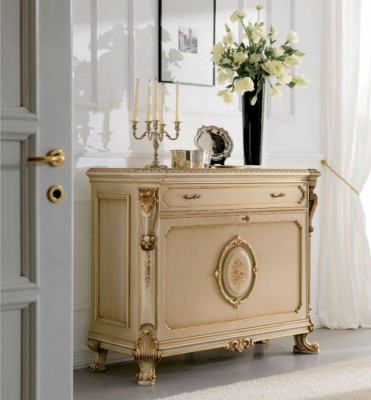 Sideboard Kommode Skříně Komody Dřevo Obývací pokoj nábytek Skříň Luxus Béžová