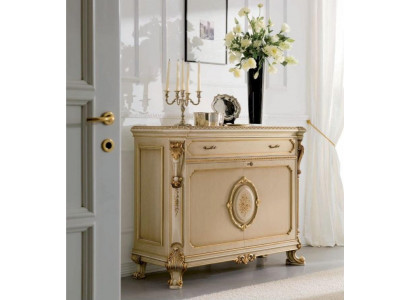 Sideboard Kommode Skříně Komody Dřevo Obývací pokoj nábytek Skříň Luxus Béžová