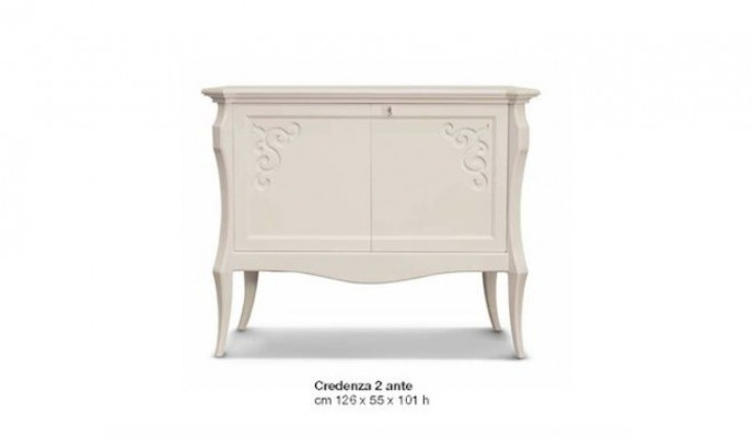 Sideboard Kommode Luxus Schränke Kommoden Wohnzimmer Holz Möbel Weiß  Skříňová skříň Luxus Komodní skříně Obývací pokoj Dřevěný nábytek Bílý
