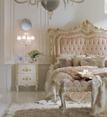 Hocker Chesterfield přistýlka Luxus sedadlo polstr ložnice