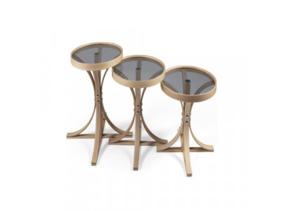 Obývací pokoj Kompletní 3x konferenční stoly Luxusní kavárenský stůl Nábytek