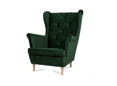 Chesterfield křeslo Fernseh Couch 1 Sitzer Sofa textilní pohovka křeslo s uchem