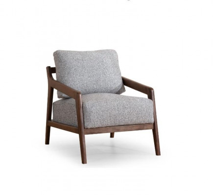 Textilní křeslo designér obývací pokoj Relax jednosedadlo Luxusní křeslo s loketními opěrkami.