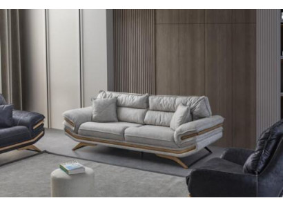 Elegantní návrh nábytku do obývacího pokoje 3místná pohovka bílé barvy exkluzivní