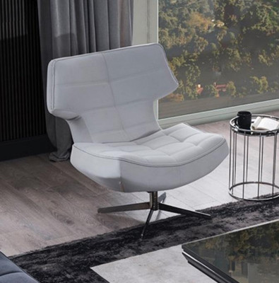 Návrhové křeslo Moderní obývací pokoj nábytek Bílá barva Luxusní styl