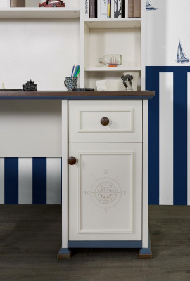 Regal Schrank Bücherschrank für Kinderzimmer Jugendzimmer Weiß Neu