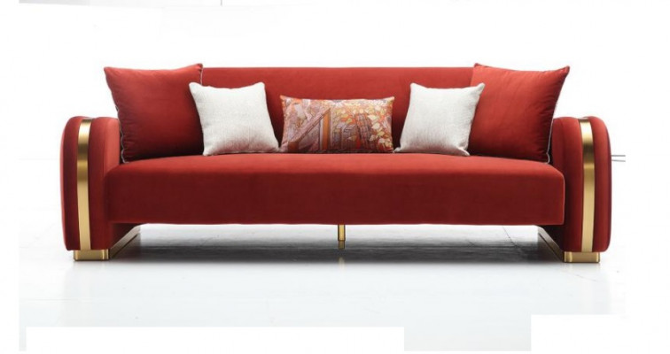 Třímístná pohovka čalouněná designová pohovka 3místná pohovka textilní designová pohovka nábytek nový.