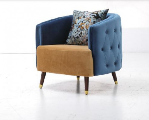 Křeslo Sedací souprava Potah Designový textil 1místný potah Sedací souprava Jednosed Nový