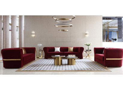 Sedadlo 4+3+2 Místa Pohovka Obývací sestava Garnitura Design Moderní Pohovka Nová